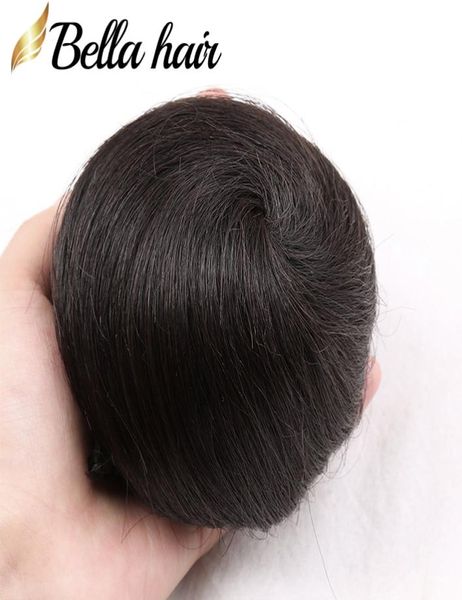 Bellahair 100 Human Hair Bun Extension Donut Chignon Haarstücke sowohl für Frauen als auch für Männer sofort Fake Bun Scrunchies5489145