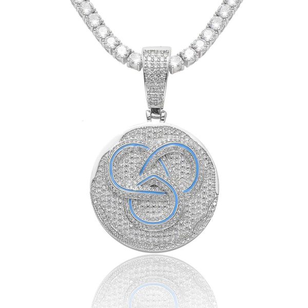 New Gali Collaboration Cake Pendant Hip Hop Micro Set Diamond Personaliszed Rap Pendant Fashion Accessori S925 Personalizzazione dei gioielli