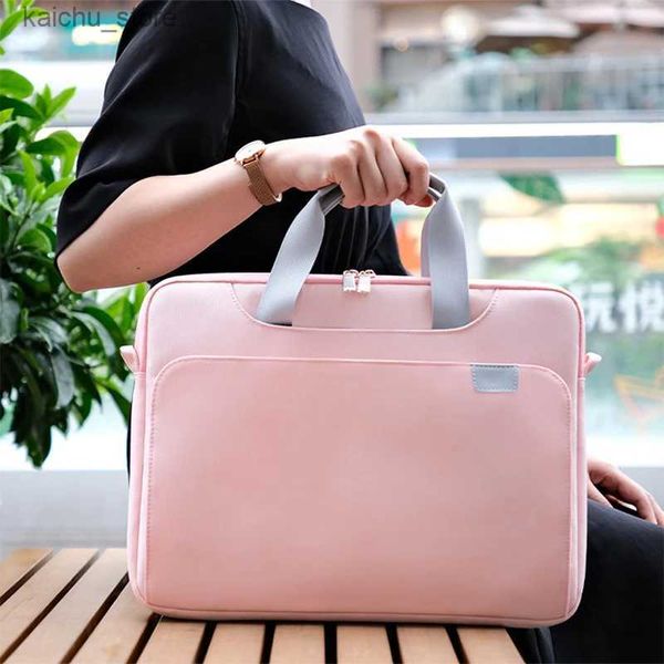 Diğer Bilgisayar Aksesuarları Viviration Laptop Sleeve Torbası 14 15.6 17.3 inç Defter Çantası MacBook MSI Şok geçirmez Bilgisayar Evrak Çantası Seyahat Kılıfı Çanta Y240418