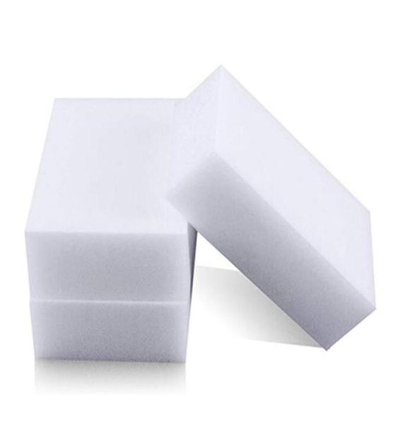 100pcslot White Magic Eraser Sponge Remove detritos de escória de sabão sujeira para todos os tipos de superfícies de limpeza universal sponge home AU6093395