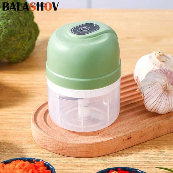 Juicadores Multi funcional de carne elétrica Grinder de carne vegetal Mini Máquina de mascar sem fio USB 100ml 250ml GAR1995 Y240418