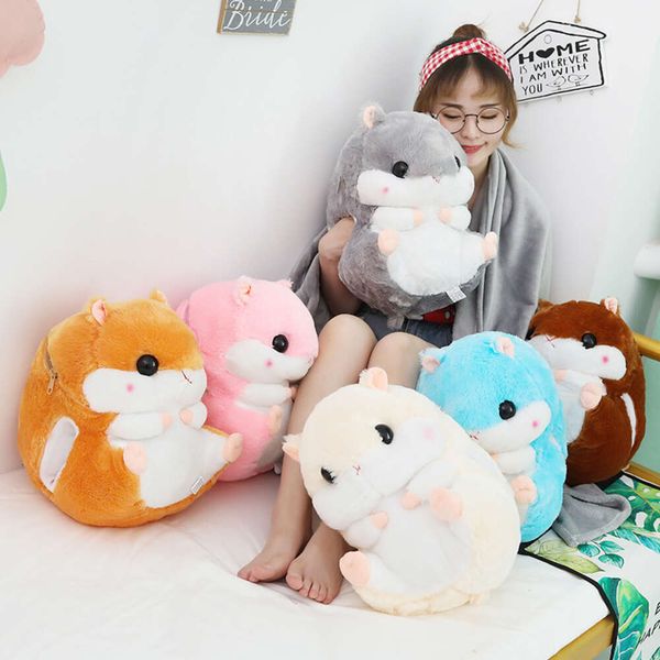 Cartone animato personalizzato Anime Multi Colors Cute Plush Coate Coperte Set di Cuscini Cuscole piegata per criceto Cuscino caldo Regalo di peluche caldo