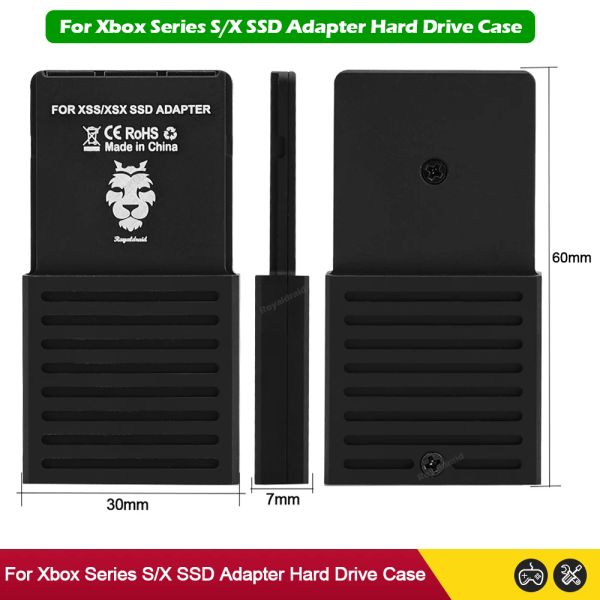 Gehege Neue Erweiterungskarte für Xbox Series X S externe Konsole -Festplattenkonvertierungsbox M.2 NVME 2230 SSD Storage Card Box SSD -Adapter