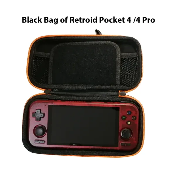 Fälle schwarzer Beutel mit Retroid Pocket 4 Pro Handheld Game Console 4,7 -Zoll -Android -Spielkonsole Original -Tragetasche für Retroid Pocket 4