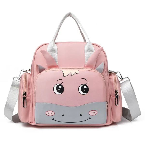 Taschen Mutterschaftstasche für Babytaschen für Mutter Cartoon Muster Mutterschaft Rucksack Baby Windel Beutel wasserdichte Wickelbeutel Pakete neu