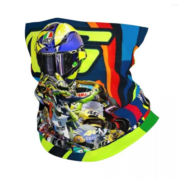 Scures Motorsport Rossi Bandana Merch Motorrad Hals Gitzer gedruckter Gesichtsschal Mehrzweckbalaclavas für motorische Winddichte