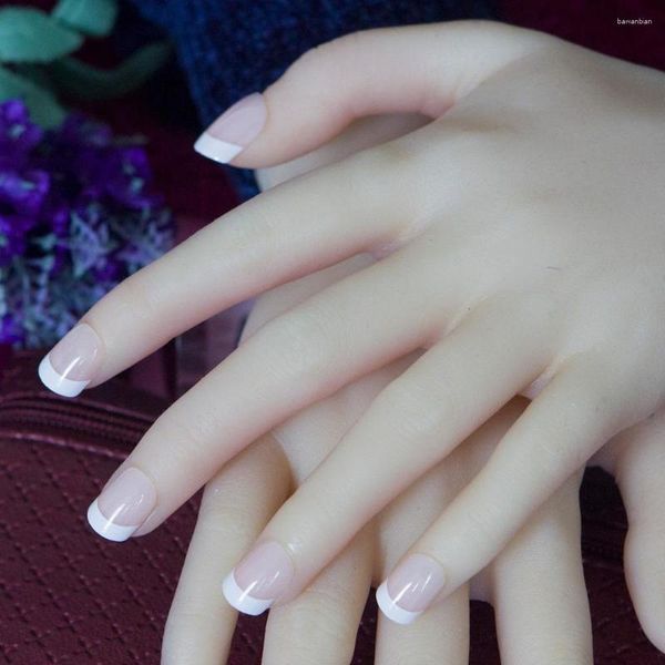 False chiodi da 24 pezzi per le unghie francese Girls/Bride Abs decorate con colla FINUCA FINUCA FUNZIONE ONGLES