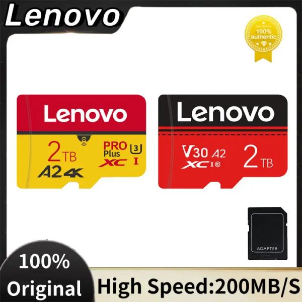 Cards Lenovo 2tb 1TB Mini SD Card 512 GB A2 Cartão de memória de alta velocidade 128 GB U3 Micro TF Card SD 256GB TF Card para Nintendo Switch Phone PC PC PC PC PC PC PC PC