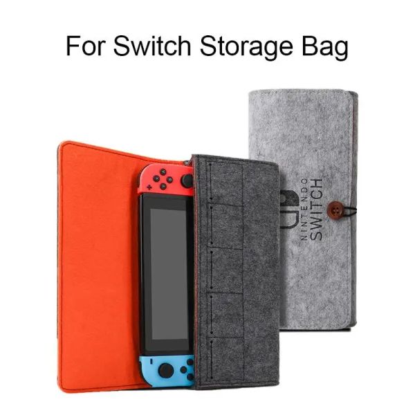 Корпуса для Nintend Switch Storage Bag Game Game Packeter Packeter Nx Case Accessesure Fashion Portable Sumbag Soft Shock -Resect