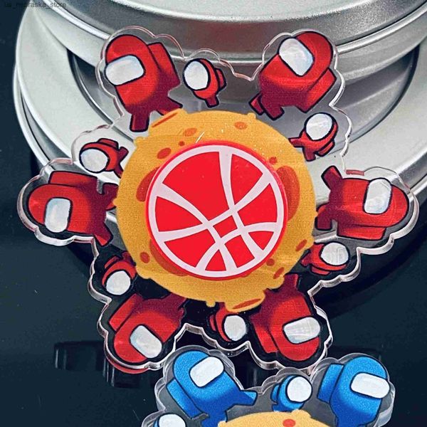 Giochi di novità in corso Animazione Fidget Spinner per alleviare i giocattoli da stress per bambini e adulti EDC Color Hand Fingertip Giroscopio Gift Christmas Boys Q240418