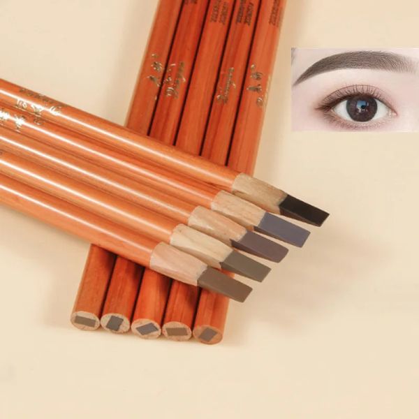 Enhancers Eyebrow Stift Hart Microblading Brow Definer Enhancer Bleistift wasserdicht einfach zu auftragen Make -up natürliche Henna -Brauen Tint