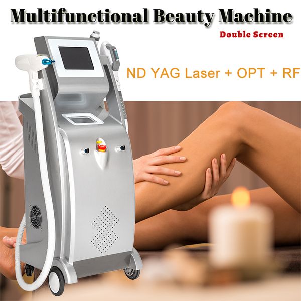 Nd yag laser Beauty Machine Augenbrauen Waschanlagen Haarentfernung Haut Verjüngungsfilter verfügbar