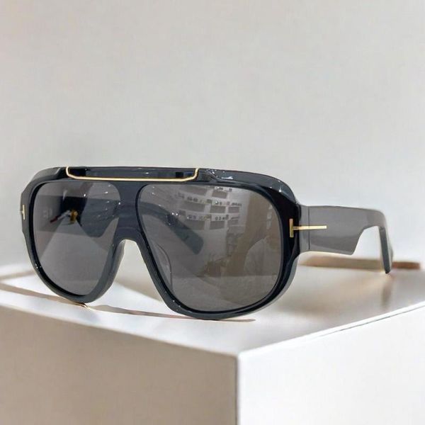 A164 Sommer Outdoor Freizeit UV -Schutz Designer Modestil Tom Sonnenbrille Extra große Sonnenbrille Dicke Teller UV400 Ford Brille Sonne Augen Augen