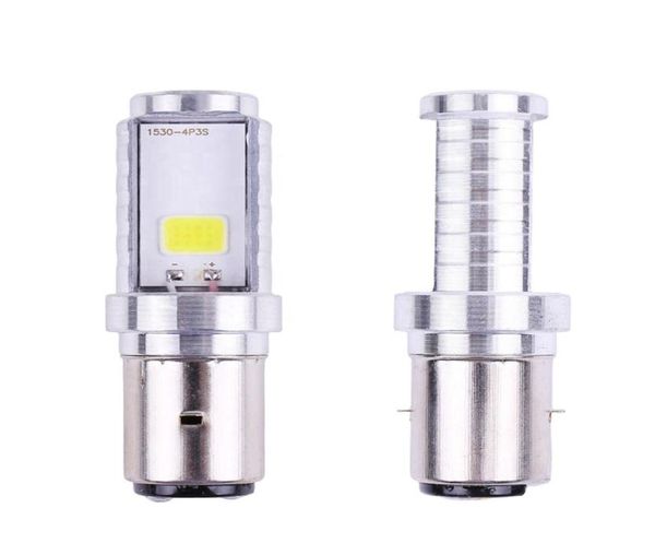 Motor Light BA20D H6M H4 LED P15D LED 6000K Moto Bulbs para Motorbike Scooter ATV Cob Headlamp BA20D LED MOTORCYCLE CARTELO