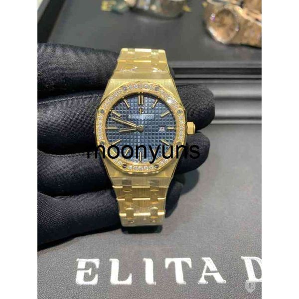 Piquet Audemar Luxury Mens Mechanical Watch Aibi Gold Diamond Automatic Table 15451BA ZZ.1256BA.01 Швейцарские часы бренд -наручные часы высокое качество