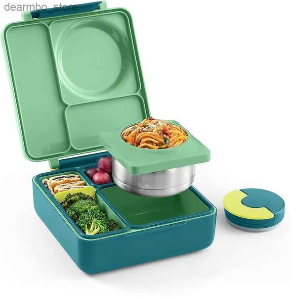 Bento Boxes Box Bento Box Box per bambini Termos a prova di perdite per cibo caldo |Meadow L49