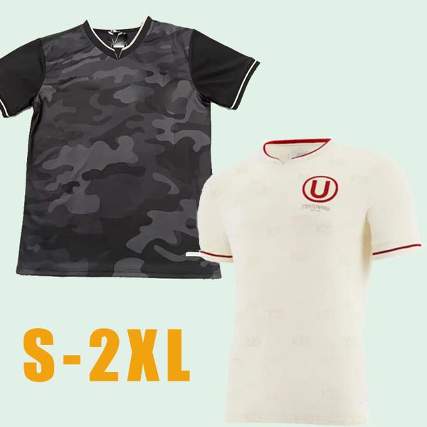 2024 S-2xl 2025 Club Universitari de Deportes University of Peru Black Soccer Maglie 23 24 Uomini di casa Versione Fans Versione da calcio