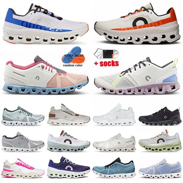 2024 Cloud Casual Shoes Designer Herren auf Cloudmonster Running Shoes Sneakers Federer Workout Cross Training Schuh Asche schwarz auf den Konzern Männer Frauen Sporttrainer