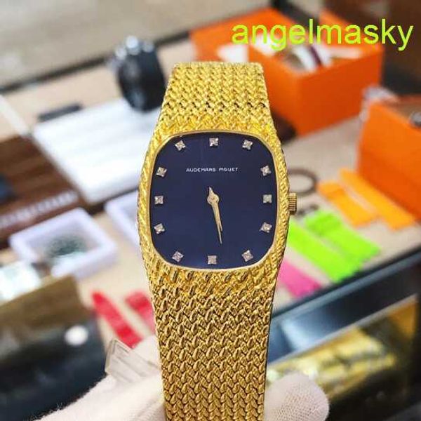 Unisex Ap Forist Watch 18k Blue Disc Mechanal Mechanical 26*32 мм Diage Business Women Watch