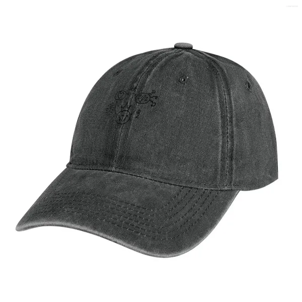 Boinas 3-Circles-Black T-Shirt Cowboy Hat Luxury Snap Back Hood Golf Wear Men Mulheres