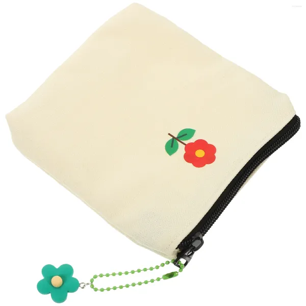 Bolsas de armazenamento Organizador Travel Canvas Coin lanch