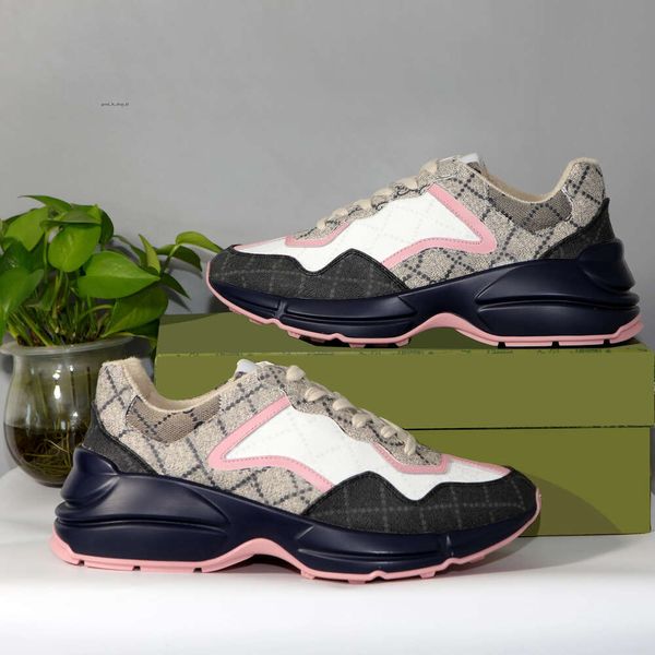 Tasarımcı Erkek Kadın Ryton Sıradan Cucci Ayakkabı Erkek Sneaker Moda Kadın GCCCI Ayakkabı Platformu Spor Eğitmenleri Fare Dalga Ağız Tiger Web Box 405