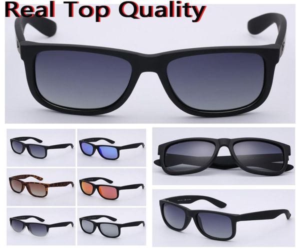 Mens Sonnenbrille Justin Top -Qualität UV -Schutzlinsen mit Lederhülle sauberes Stoff Accessoires Einzelhandel Accessoires8165896