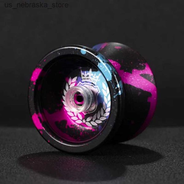 Yoyo New Magic Yoyo Metal Professional Yoyo с 10 шаровыми подшипниками сплав сплав алюминиевый сплав.