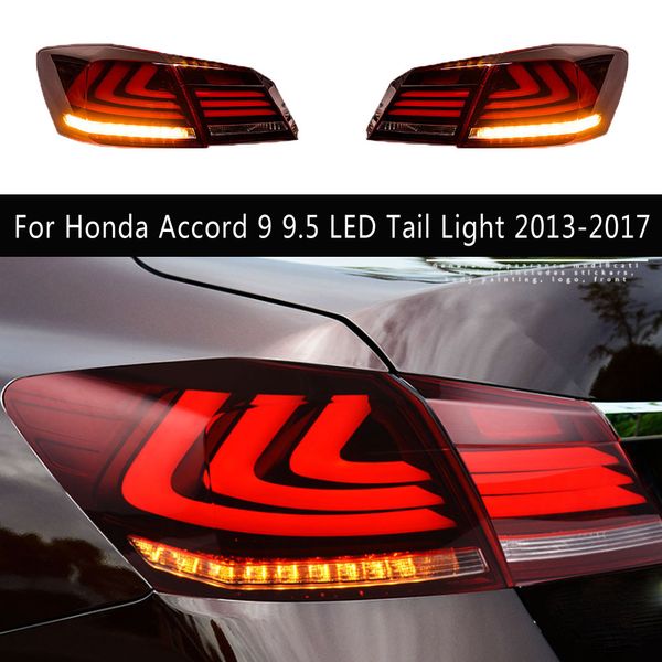 Para Honda Accord 9 9.5 LIGHT LED TAIL 13-17 Freio de giro do sinalizador Freio reverso luz