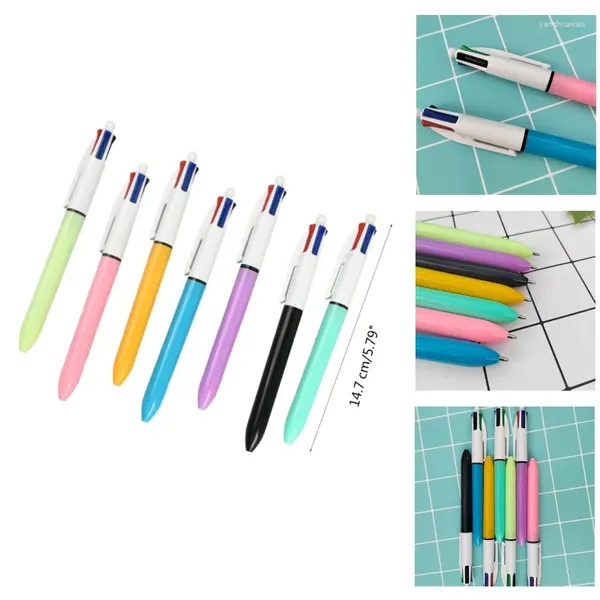 Stücke Renner mehrfarbiger Kugelschreiber 4-Farben-in-1 für Kinderklasse Belohnung Weihnachtsgeschenk