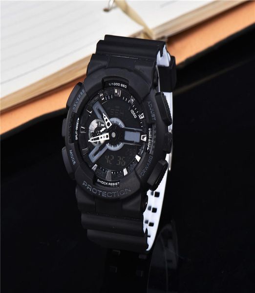 2021 Watch Sport Fashion Sport da uomo Tutte le funzioni funzionano G Digital Watches Dual display Dual LED GLOTS OWATCHES4559100