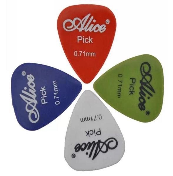 Hochwertige dünne 071 mm akustische E -Gitarren -Picks Teile Plectrums Picks Box Case 100pcs Musikinstrumente5258568