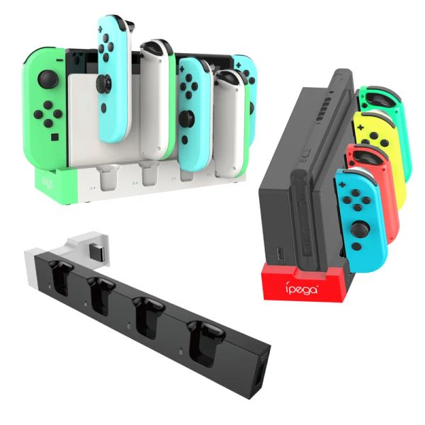 Palestrantes para Nintendo Switch Joy Controller Charger Dock Stand Station Switch NS Joycon Game Support Dock para cobrar