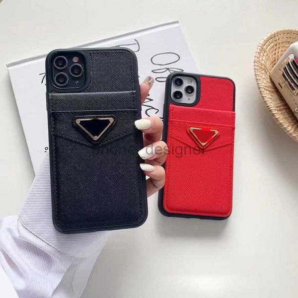 İPhone 16 15 Pro Max Case Designer Apple için Telefon Kılıfları 11 12 13 XR XS PLU PU Deri Cüzdan Kart Tutucular Cepleri Porta Folio Pochette