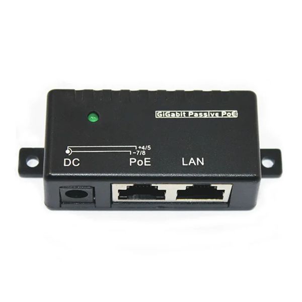 100 Mbps 5V 12V 24V 48V/1A POE Iniettore Splitter di potenza per la fotocamera IP Accessori del modulo Adattatore POE