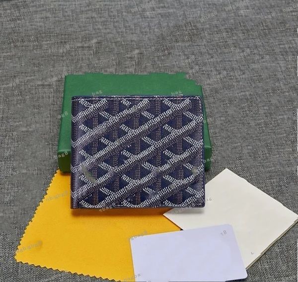 Carteira de luxo carteira masculina carteira de carteira de carteira Mini carteira Women Women Women Multi Pochette Leather Sleeve Clip Y Logo 2024