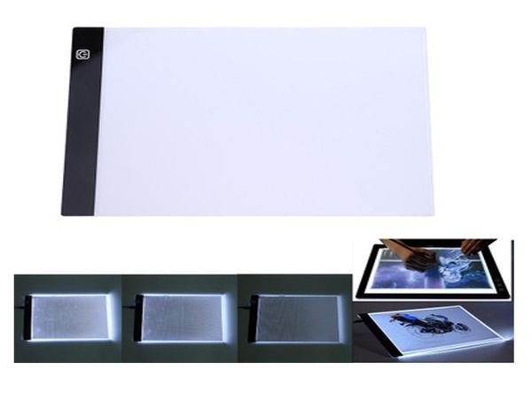 Neuheit Beleuchtung LED Lights Pad Künstler Zeichenbrett Elektronische LEDS Light Box Art Grafikverfolgung Malerei Schreibbretter Pads US6130491