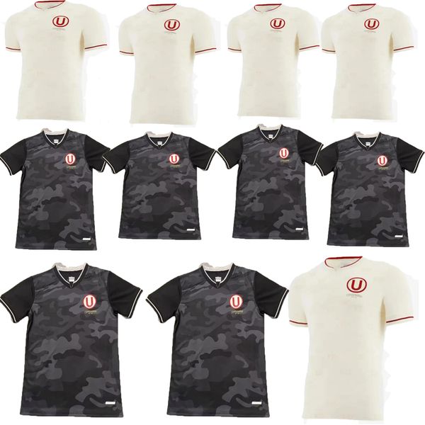 2024 2025 Лучший качественный ткани клуб Universitario de Deportes University of Peru Black Soccer Jerseys 23 24 Home Men Fans Версия футбольные рубашки