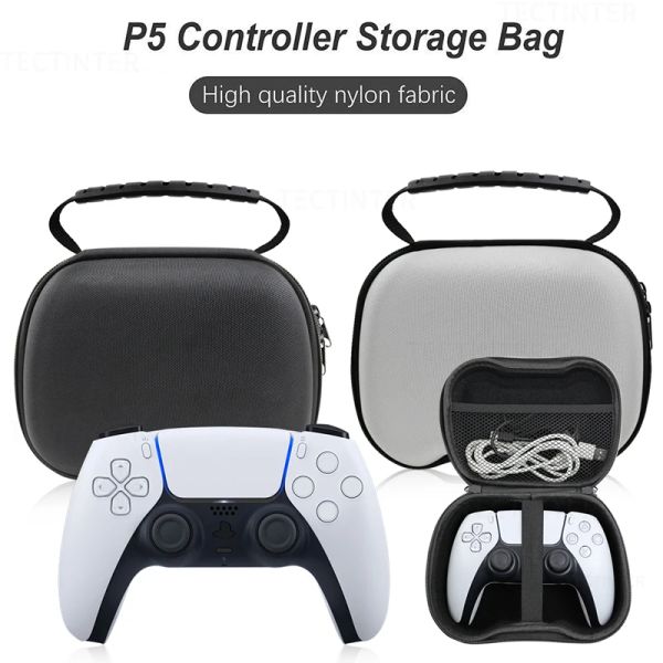 Casos Sacos de alça de armazenamento portátil para PS5 ps4 ps3/xbox Series gamepad eva de proteção de proteção para nintendo switch pro acessórios