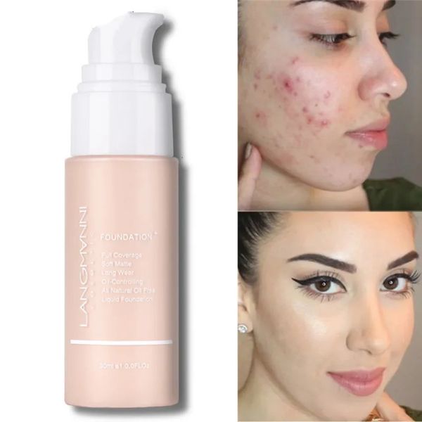 30 мл Lazy Face Foundation Cream Milk Revitated Полное покрытие водонепроницаемое макияж базовый увлажняющий крем для макияжа женщина Cosmetics 240418