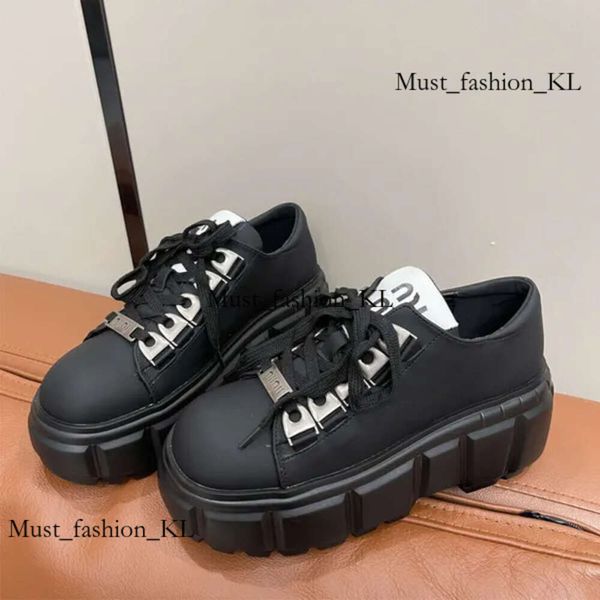 Designer Matsuke 2024New Dicke Heim vielseitiger alleiniger kleiner Mui Mui Sonnenbrille Schuhe für Mädchen und Jungen hoher Höhe Punk -Stil kleine Leder Mui Mui Schuhe 630