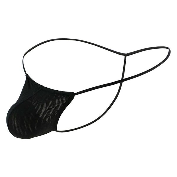 Höschen clever-Menmode Mini-Tanga-Männer sexy g String Unterwäsche T Hosenunterhose Low Taille Bikini Männlich exponierte Stopfpaniten