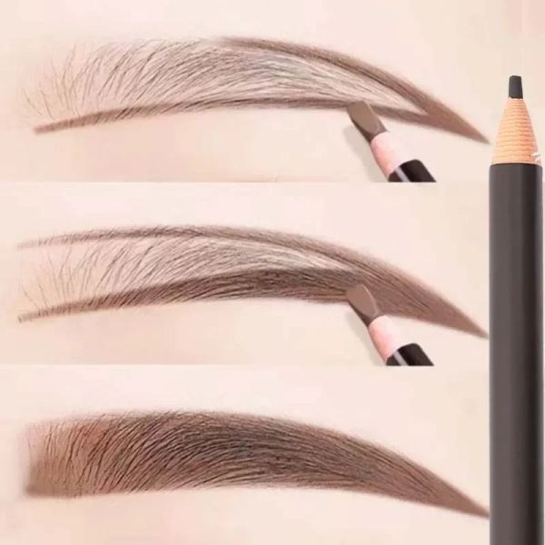 Enhancer 1PCS Schwarzer braun grauer Ziehen Augenbrauen Bleistift wasserdichte Augenbrauen Enhancer Stift langlebige professionelle Augen Make -up -Werkzeug Kosmetik Kosmetik Kosmetik