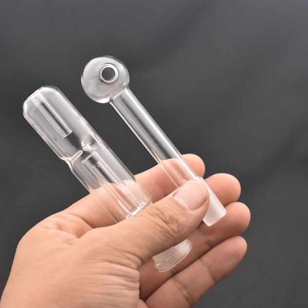 Toptan Mini Cam Toplayıcı Kiti 14mm Yağ Burner Kase Sigara Konsantresi Su Bongs için Dab Saman