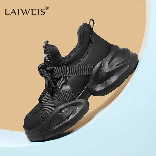 Casual Shoes 2024 Herbst Frauen Fashion Dad Plattform Leichte schwarze Turnschuhe hochwertige Reisen