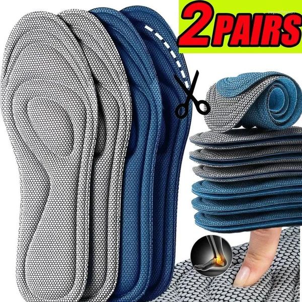 Donne calzini 4D Soleggiamenti in memory foam per scarpe uomini nano massaggio antibatterico sportivo Solgo di sola scarpa ortopedica SOLE Accessori da corsa