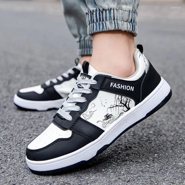 Casual Shoes Skateboard Herren Sneakers Sommer Lederplattform Mode Outdoor Wanderluxury Designer Sport Tennis -Slipper