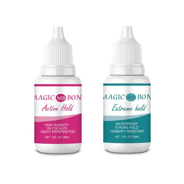 Magic Lace Perückenkleber 38 ml wasserdichte Klebstoff für Haar Perücken Spitzen Vorderperücke/Toupe/Haarverlängerung Super -Bonding -Klebstoff Starker Hold 033