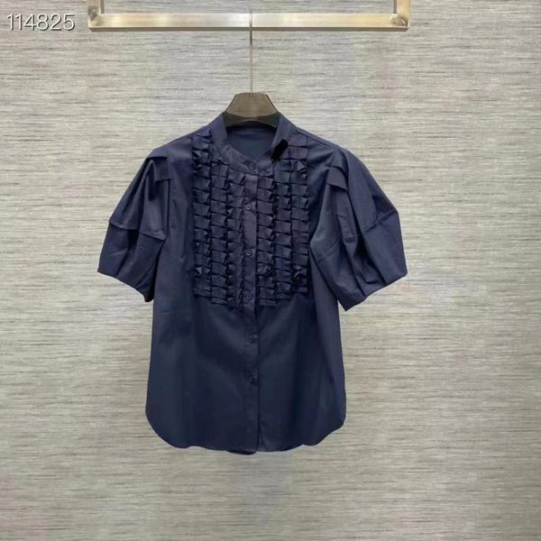 Blouses femininas 670 camisas de moda 2024 Luxo European Design Party Style Clothing