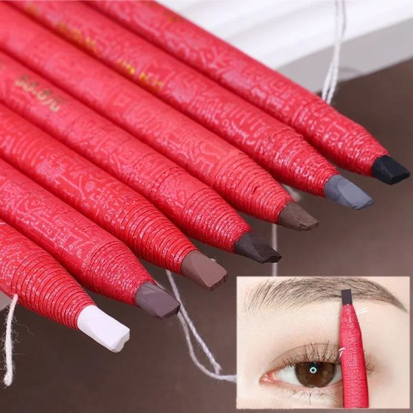 Maschinen wasserdichte Augenbrauenbleistift Nonsmudge Eyebrow Tattoo Tint Enhancer Langlebige professionelle Konturstift Stift Kosmetik Kosmetik